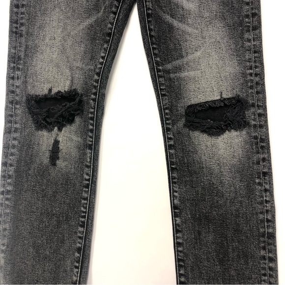 Anthropologie Pilcro Black Wash Vintage Straight Jeans Women's 29W - Picture 9 of 9